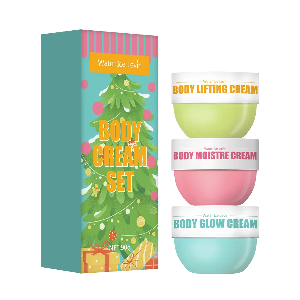 3-Piece Body Firming & Glow Skin Care Cream Set Body Firming Cream Set Peaceful Pleasures Health and Wellness 3 cans 1 box