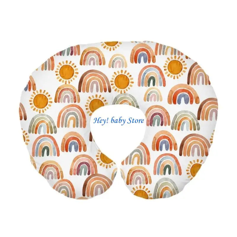 Baby Nursing Pillow Cover | Breathable Cotton, Detachable Sleeve