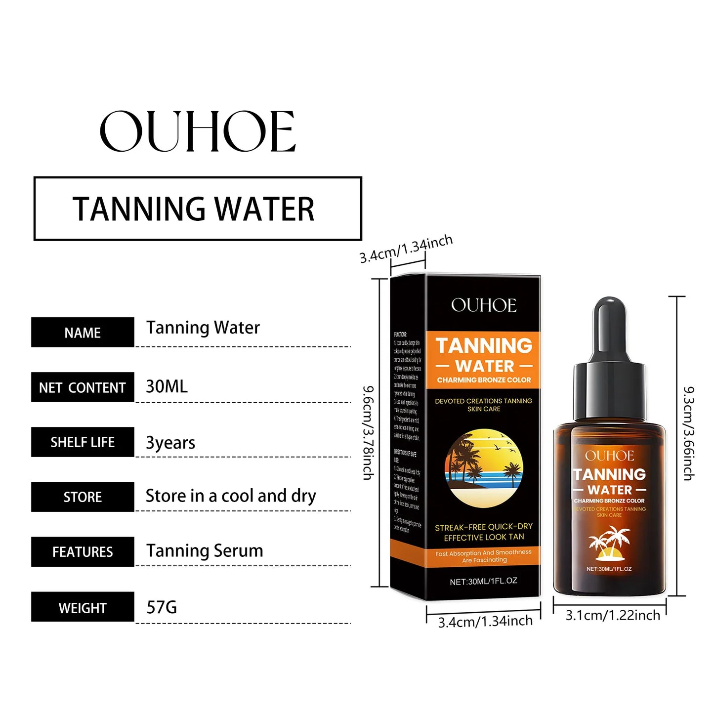 Aloe Vera Tanning Serum & Bronzing Oil | Face & Body Glow