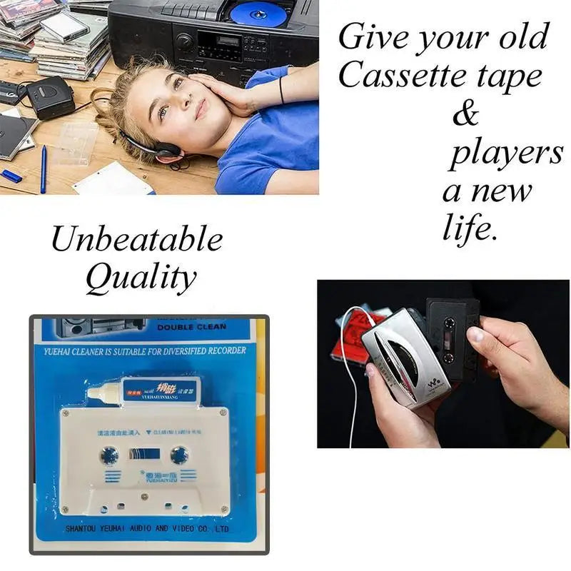 Tape Cleaner for Cassette Recorders and Players Peaceful Pleasures Health and Wellness