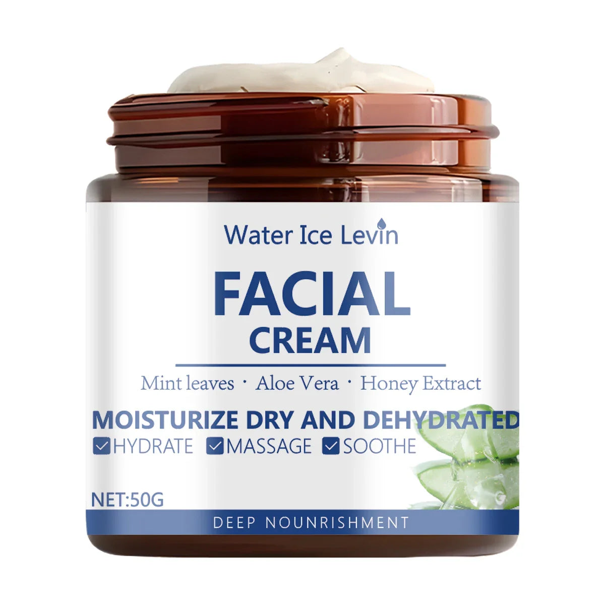 Water Ice Levin Hydra-Lock Facial Cream | Aloe, Honey & Collagen