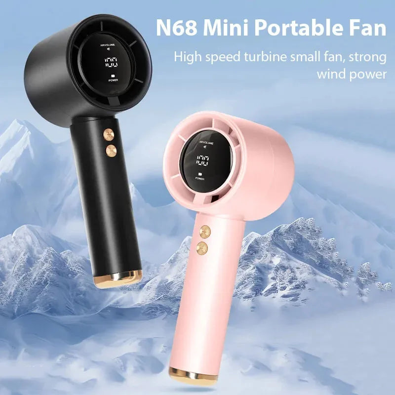 Mini Portable USB Handheld Fan – Quiet, Fast Charging & High Speed