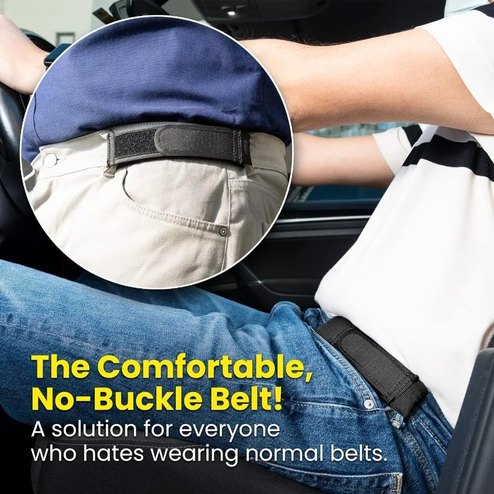 Buckle-Free Elastic Stretch Belt – Unisex Soft No-Buckle Belt