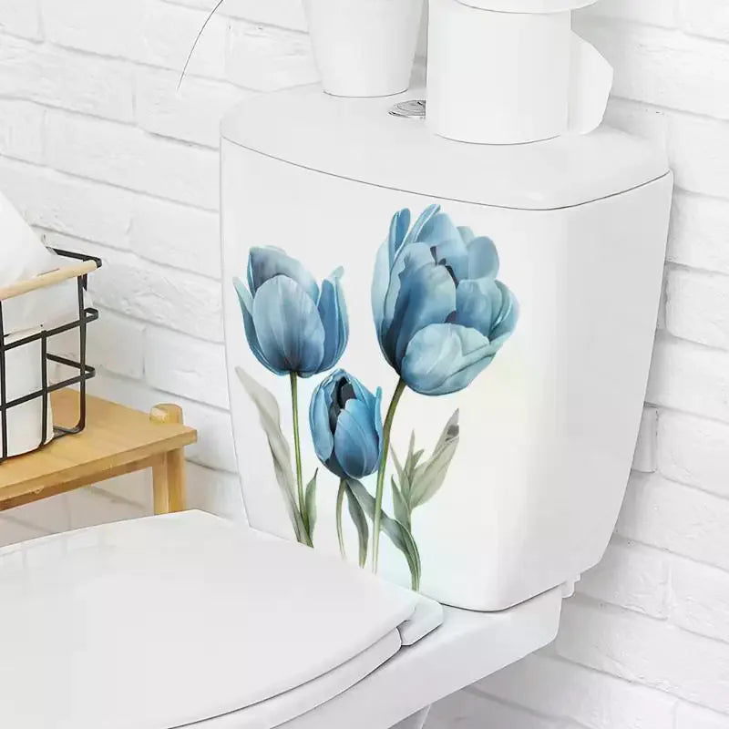 Sunflower Toilet Seat Sticker | Waterproof Removable Decal