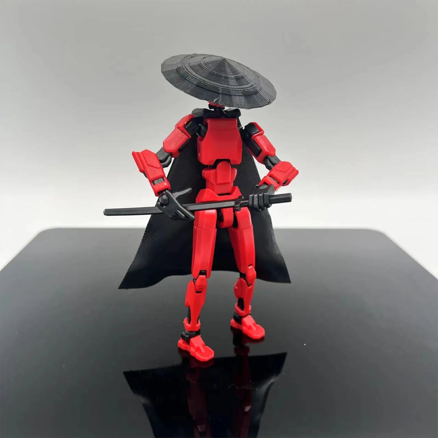 Lucky 13 3D Printed Posable Robot Action Figure | Collectible