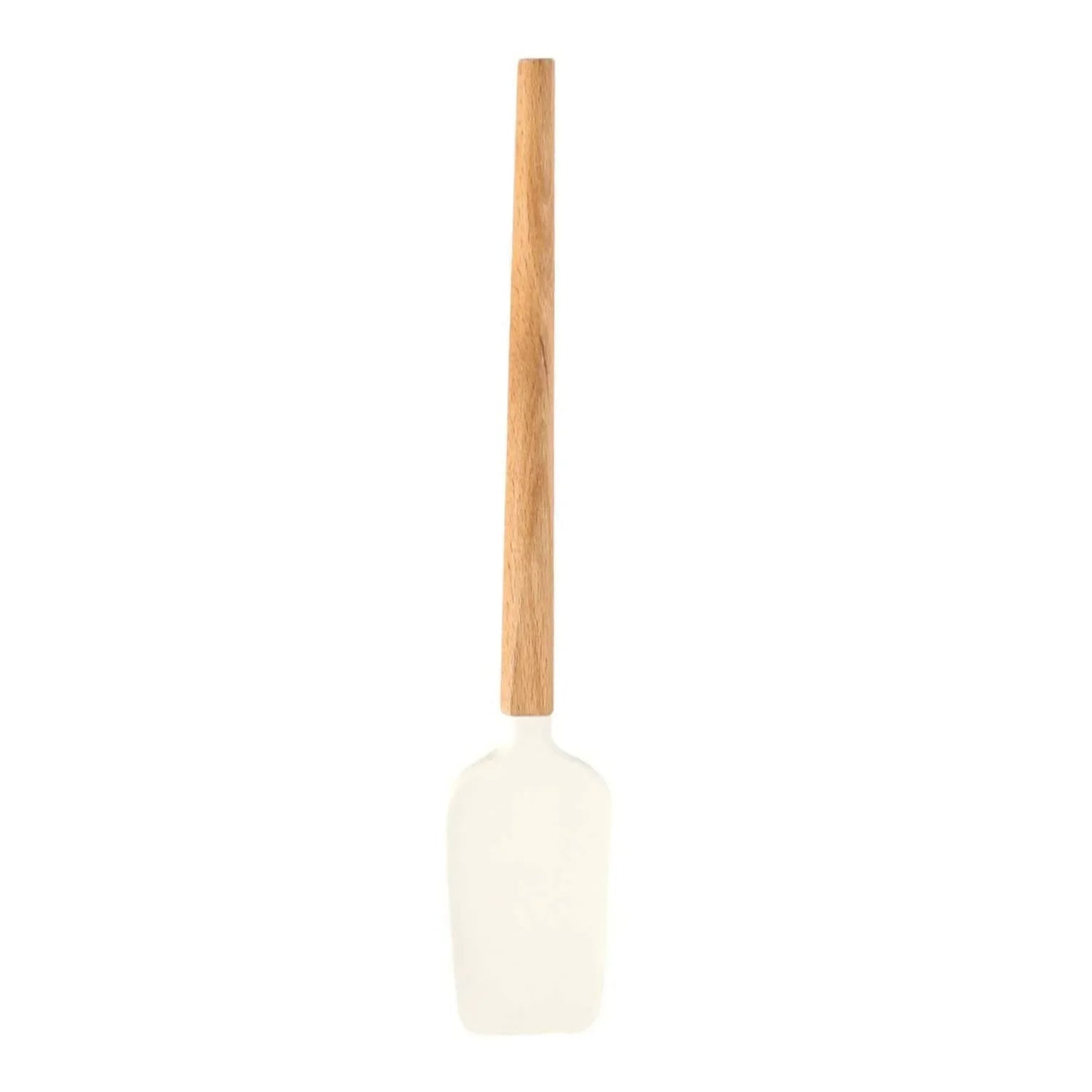 Kitchen Butter Scraper Baking Tools Mixer Spatula for Pastry and Pastry Accessories White Chocolate Wooden Handle Cake Utensils Peaceful Pleasures Health and Wellness 23x4cm