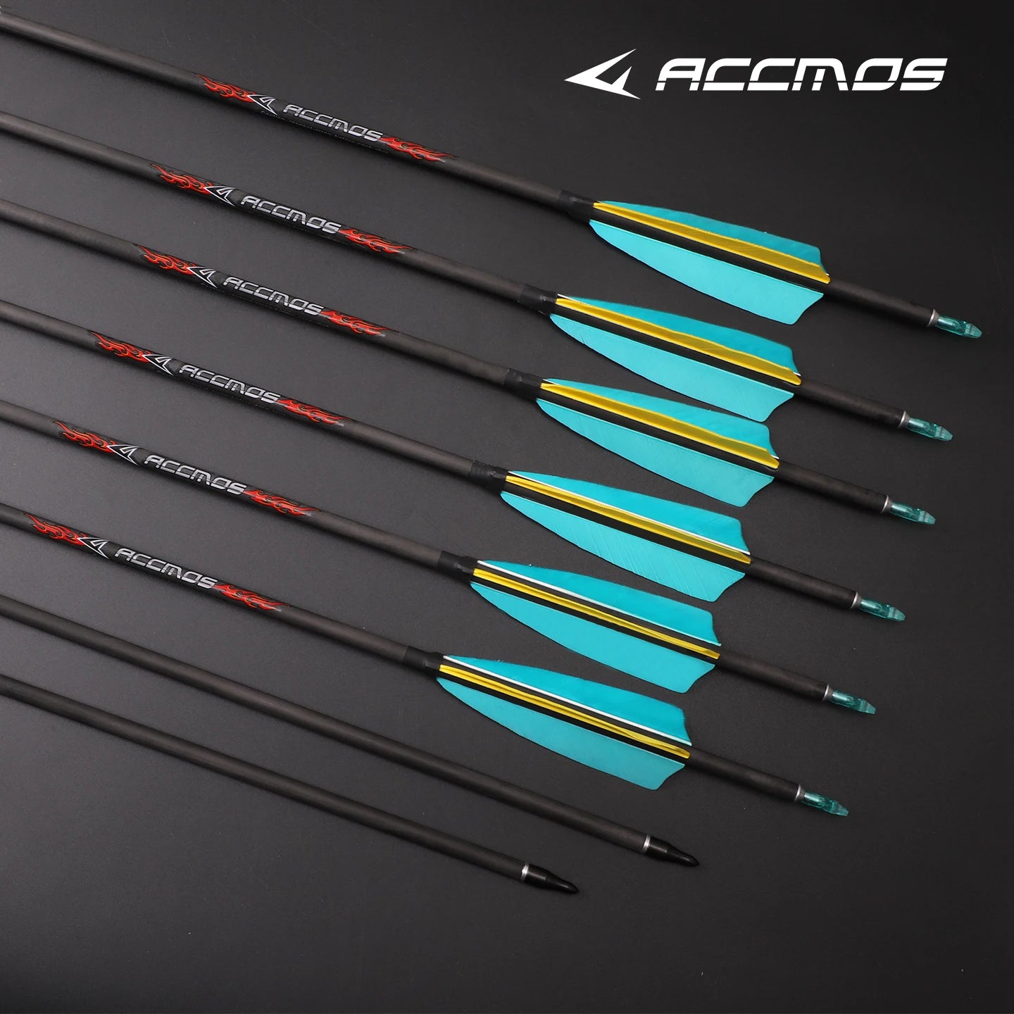 6 Pure Carbon Arrow ID6 Spine 300 350 400 500 600 700 800 4' Turkey
