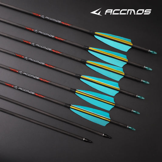 6 Pure Carbon Arrow ID6 Spine 300 350 400 500 600 700 800 4' Turkey Peaceful Pleasures Health and Wellness spine 300-6pcs
