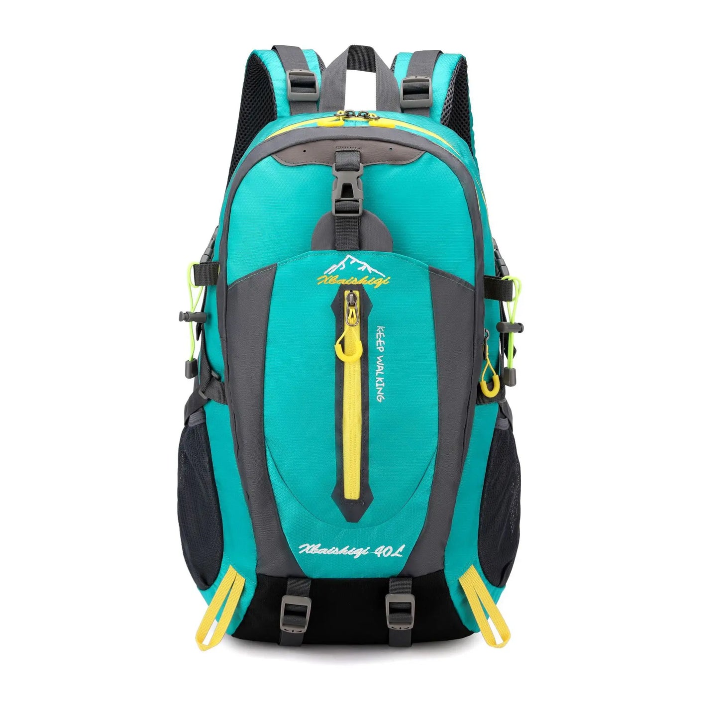 Outdoor hiking backpack waterproof trekking camping rucksack men's casual travel bag new sports backpack Peaceful Pleasures Health and Wellness blue 1