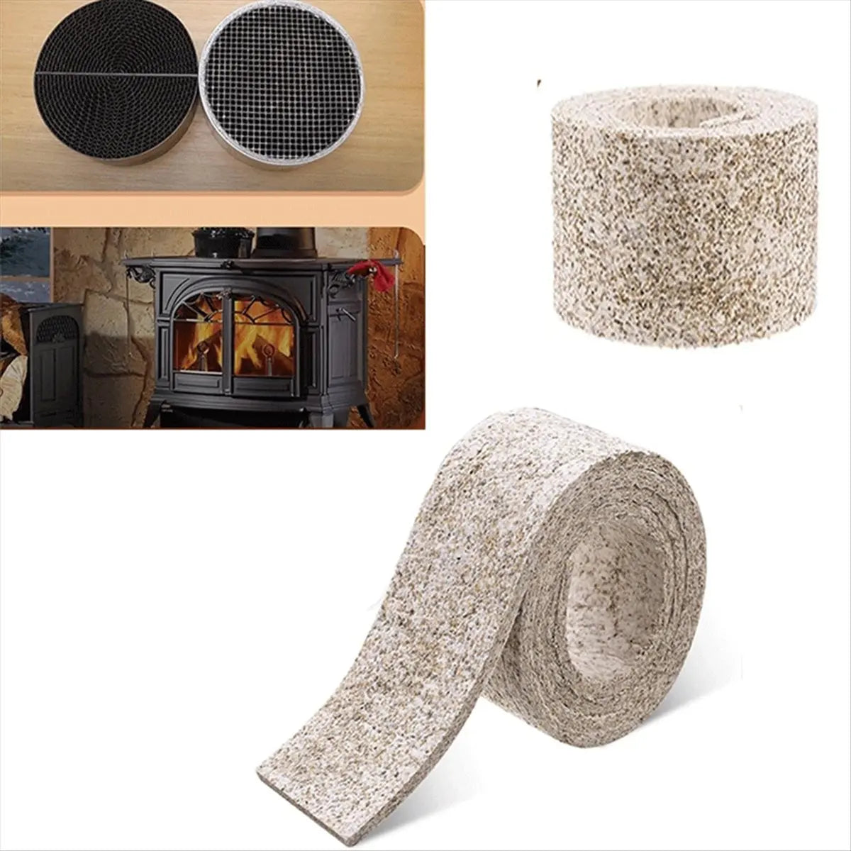 6" Catalytic Combustor Gasket for Dutchwest Stove – 2 Pack Peaceful Pleasures Health and Wellness