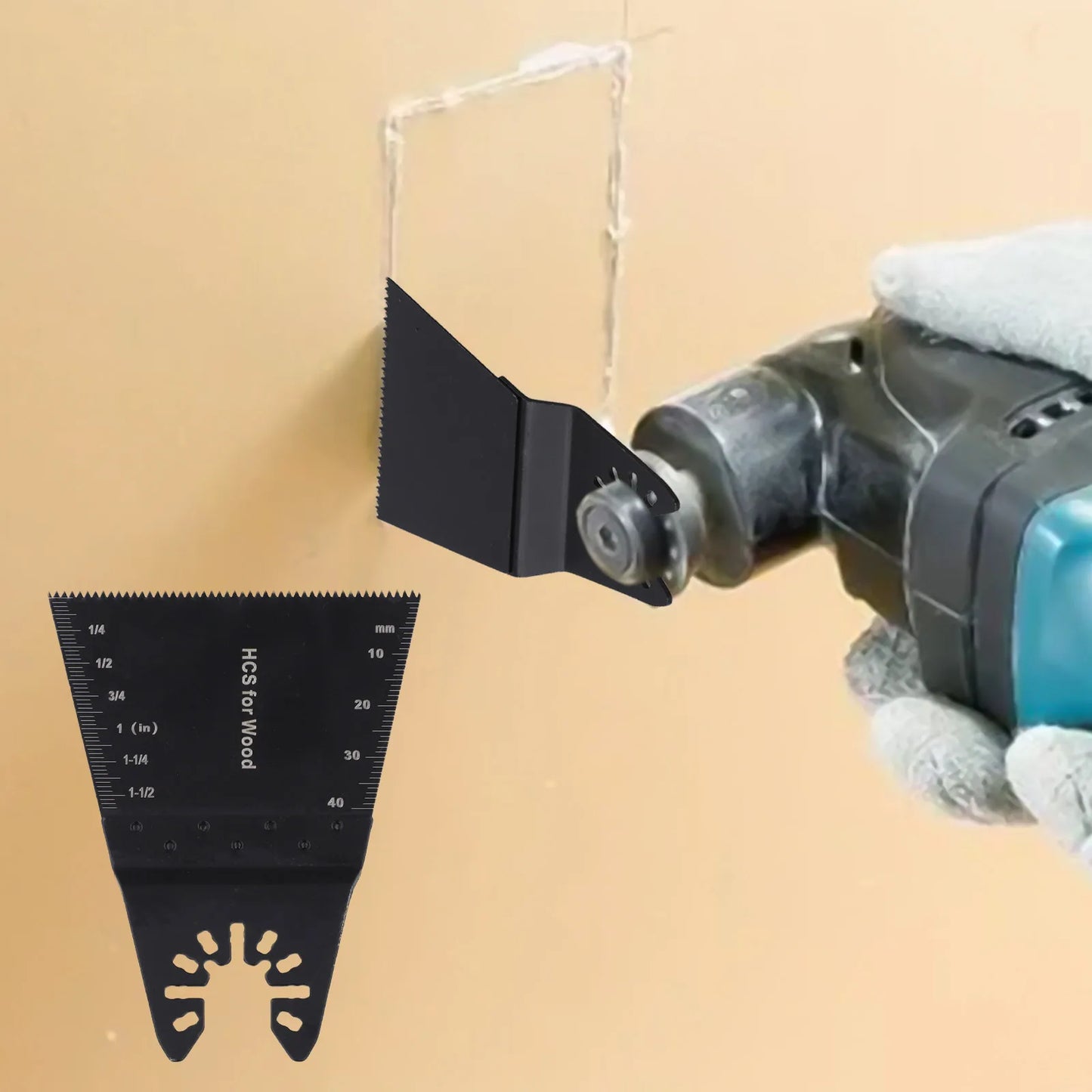 Carbon Steel Oscillating Saw Blade Multi-tool Wood Plastic Cutting