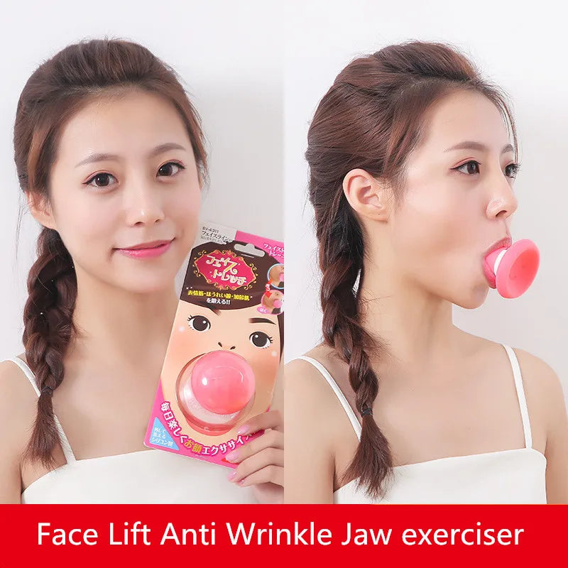 Silica Gel Jaw Exerciser – Face Slimming & Chin Lift Tool