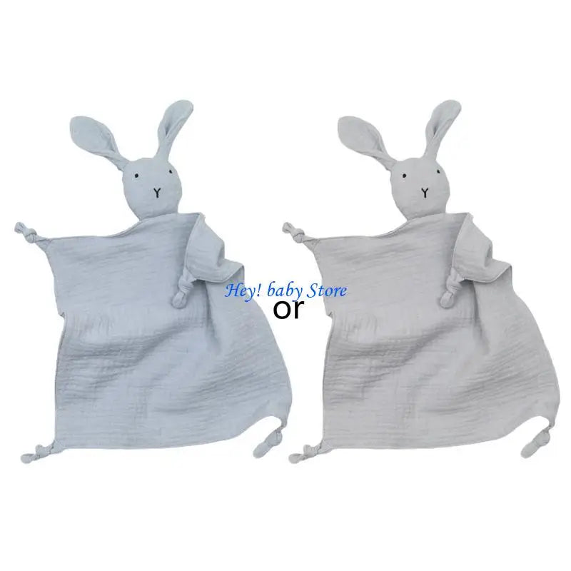 Soft Gauze Rabbit Baby Comfort Blanket & Appease Toy