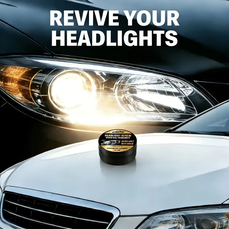 Headlight Restorer Polish – UV Protection & Anti-Yellowing 100g