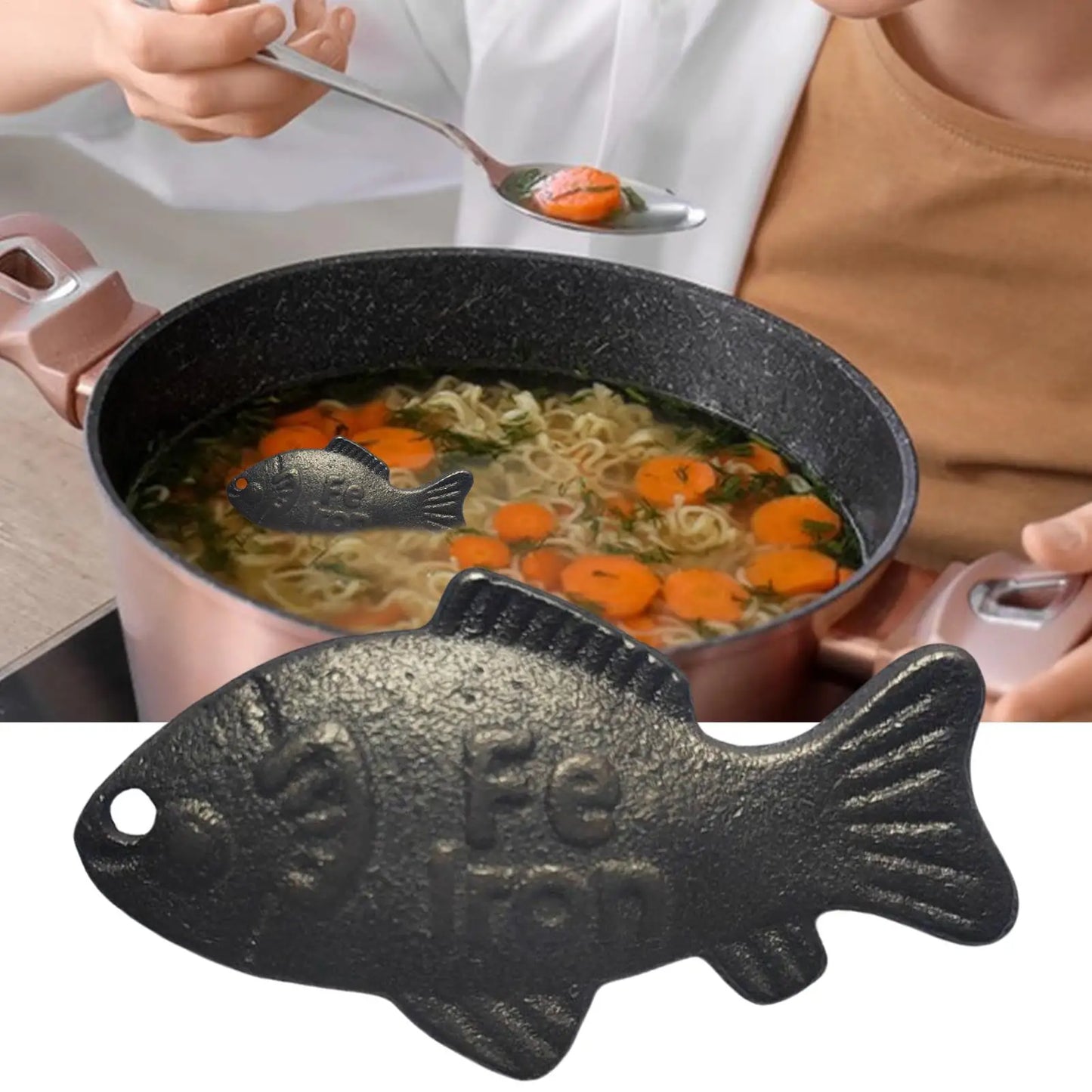 Reusable Iron Fish 2-Pack | Natural Iron-Enriching Cooking Tool