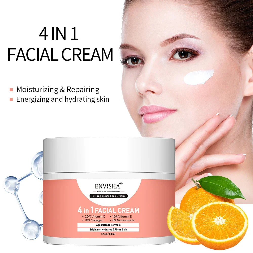 ENVISHA Collagen Face Cream – Niacinamide & Hyaluronic Acid Peaceful Pleasures Health and Wellness