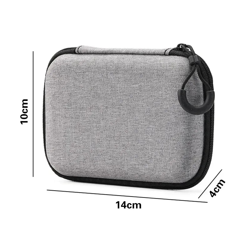 Mini Hard EVA Electronics Organizer Bag | Cables & USB Travel Case