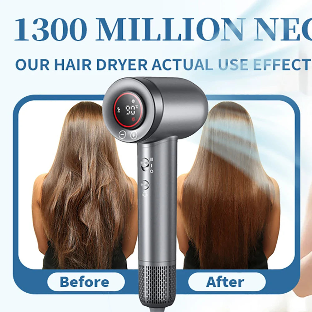 DUTRIEUX 1600W Brushless Negative Ion Hair Dryer + Nozzle