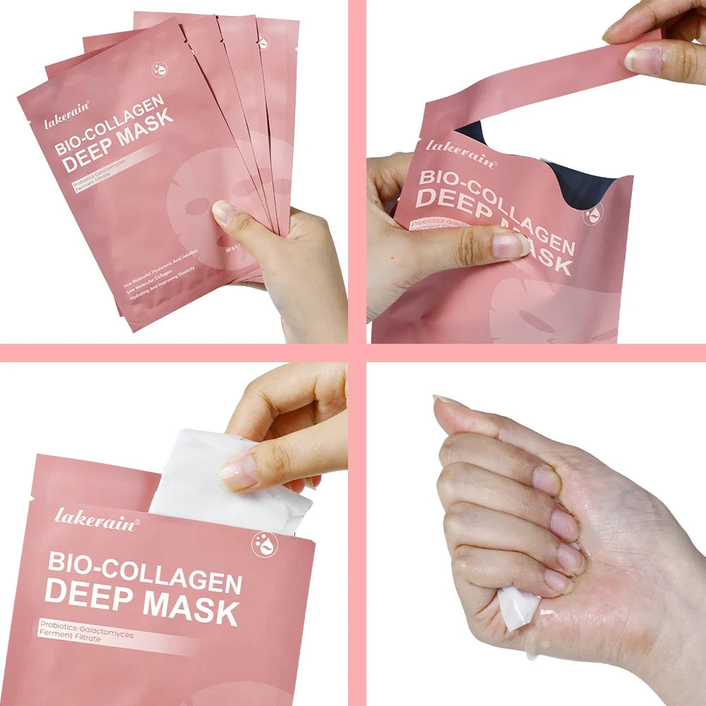 4-Pack Collagen Overnight Face Mask – Hydrating & Pore Minimizing