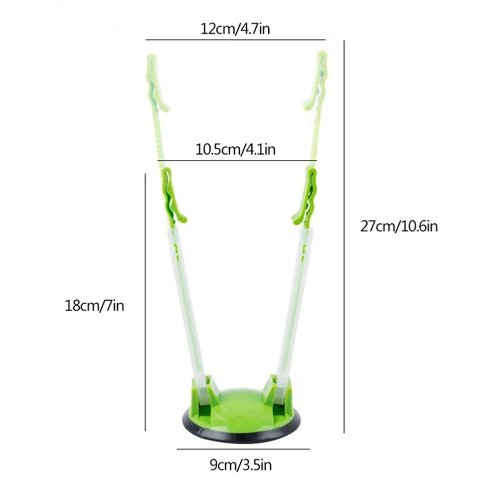 Adjustables Non Slip Food Storage Bag Holder Fresh-Keeping Freezer Bag Support Reusable Fresh-Keeping Baggy Rack Kitchen Supply Peaceful Pleasures Health and Wellness