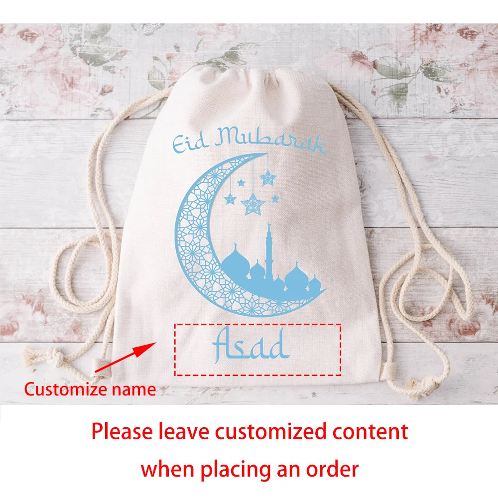 Kids Personalised Islamic Prayer Mat & Bag Set | Eid Gift