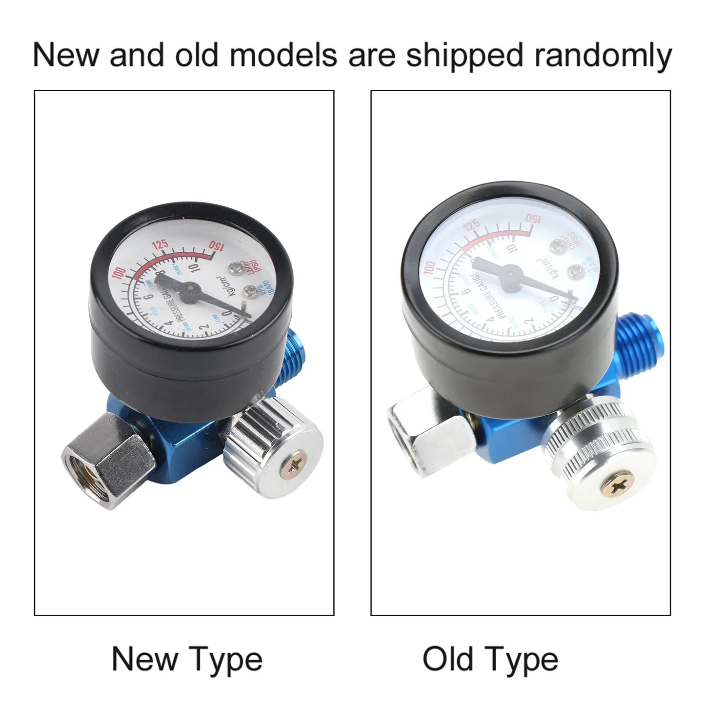 1 4 Spray Paint Gun Air Pressure Regulator Gauge Pneumatic Tool