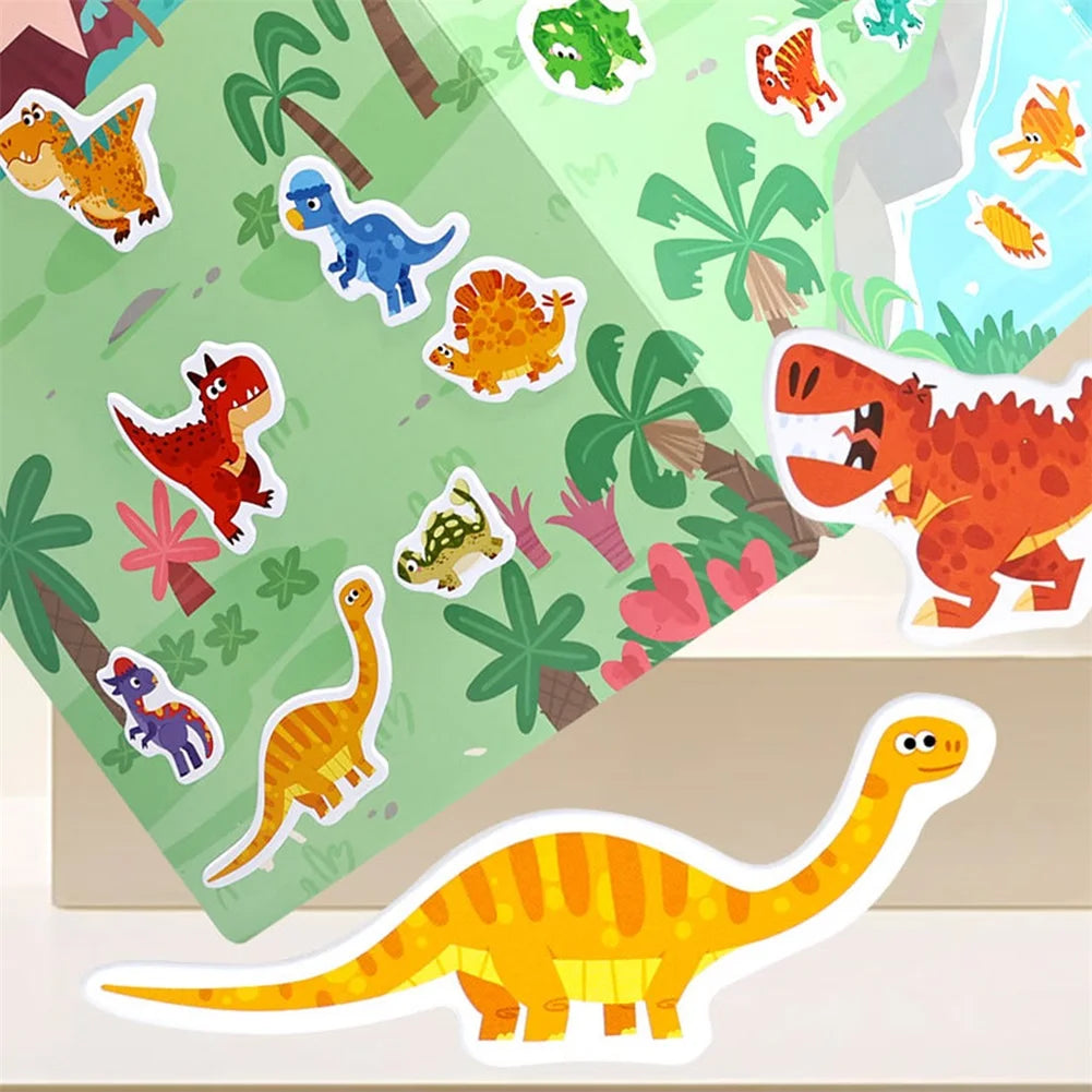 Reusable Sticker Book for Toddlers | Educational Color Toy