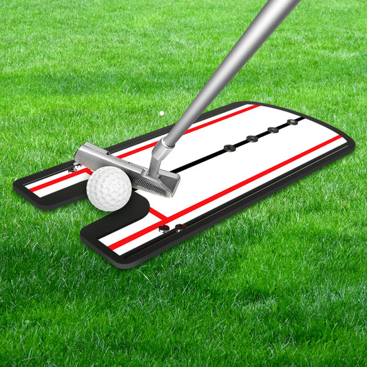 Golf Putting Practice Mirror Putting Mirror Alignment Training Aid Golf Practice Putter Mirror Eye Line Peaceful Pleasures Health and Wellness