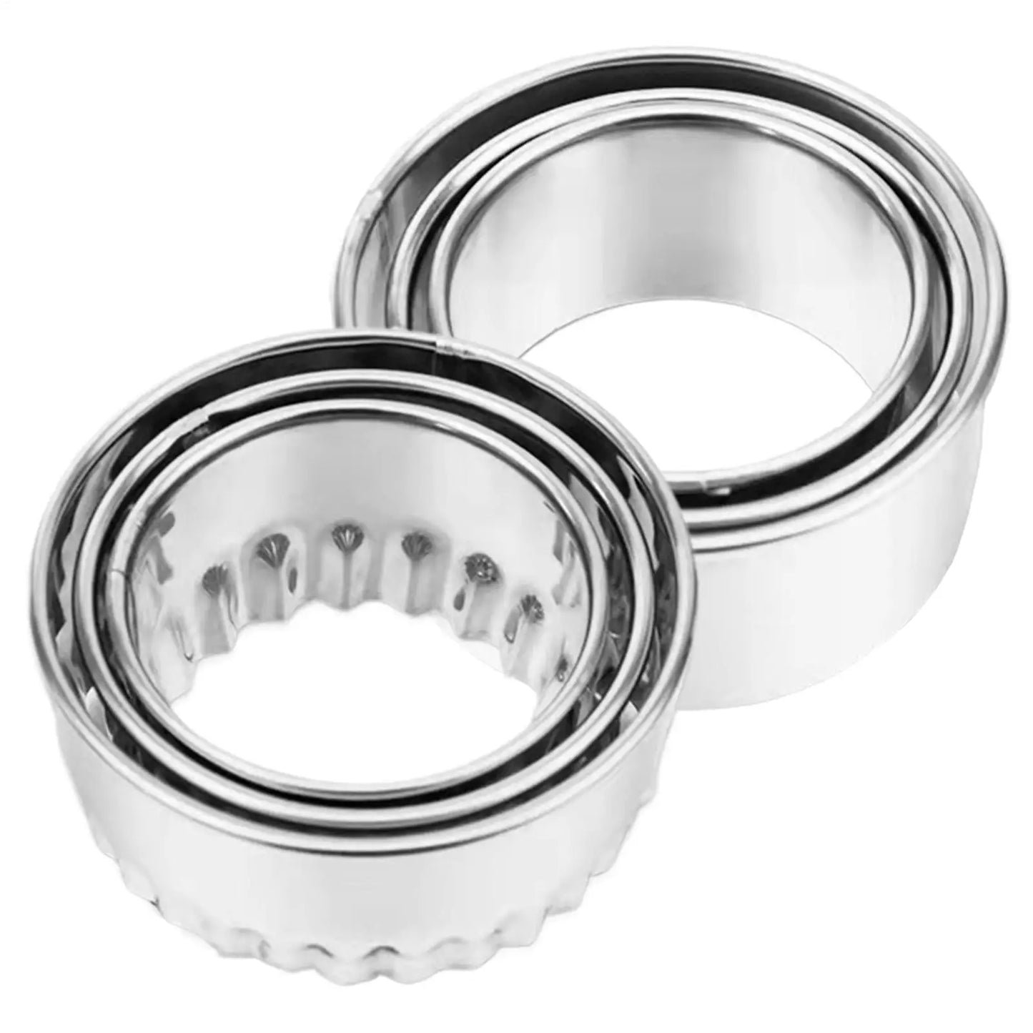 Stainless Steel Round Cookie Cutter & Mousse Ring Mold