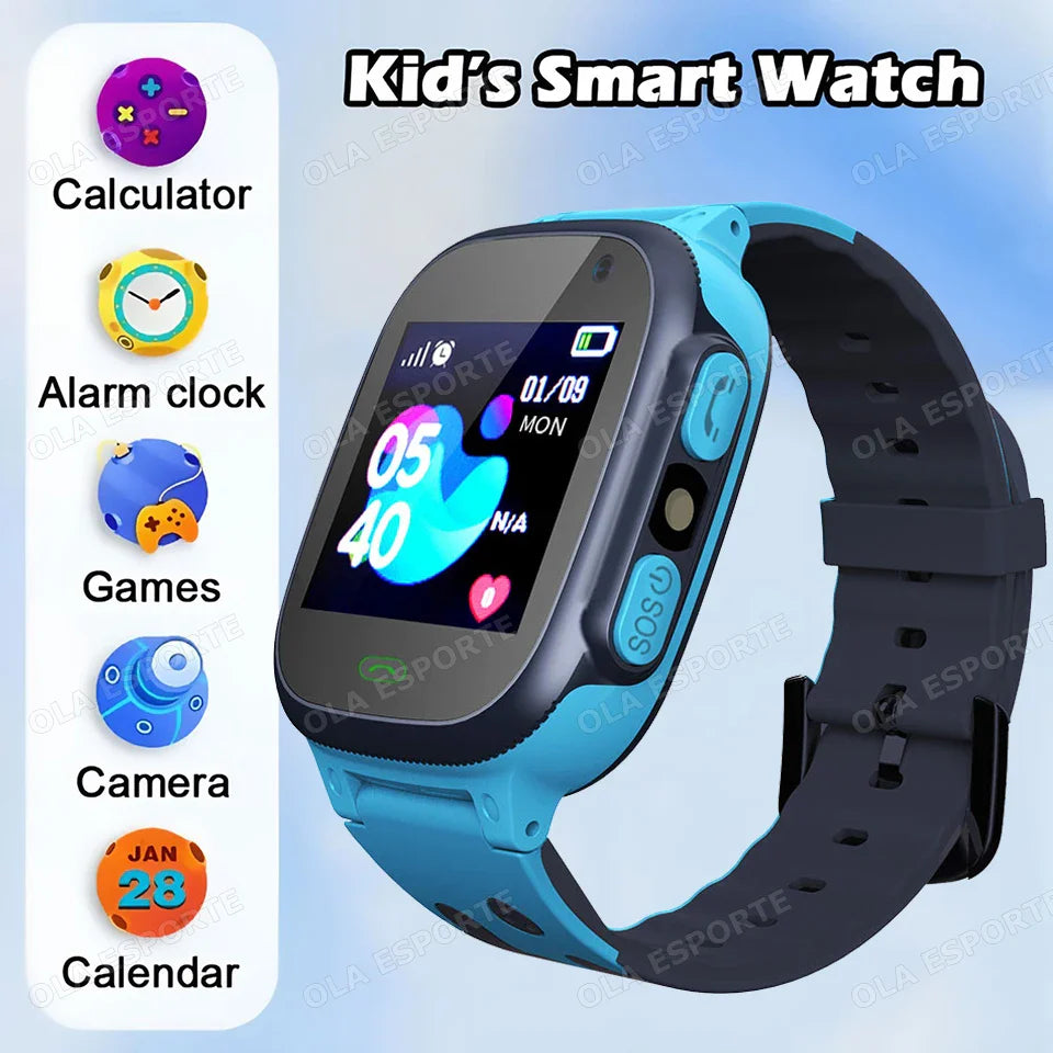 Kids Smart Watch GPS Tracker | SOS Call, Video Call & 2G SIM