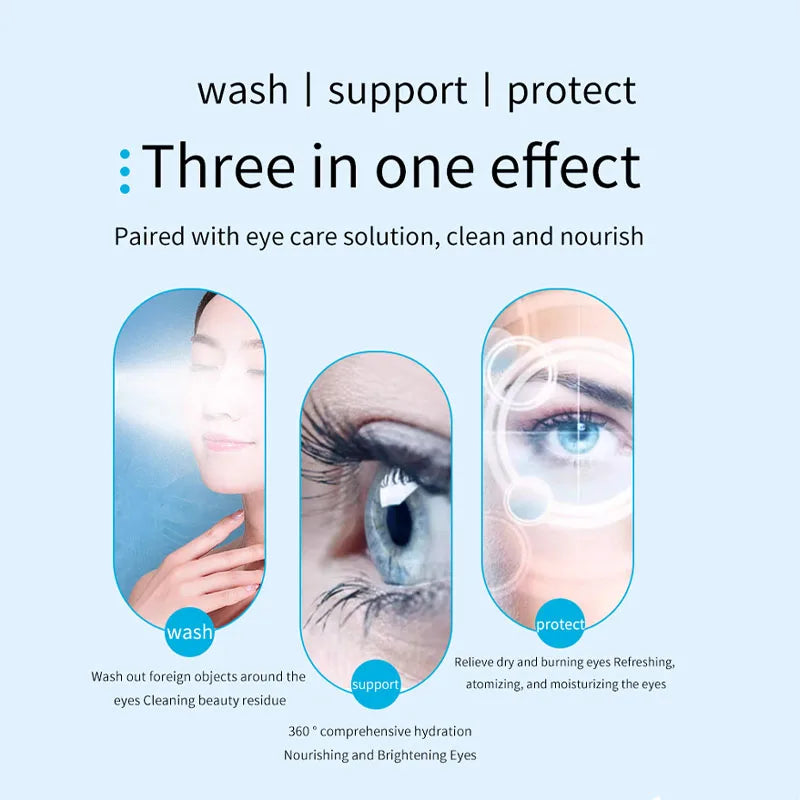 Hot Cold Compress Eye Steam Mist Sprayer Portable Nano Eye Care Hydrating Instrument Relieve Eye Fatigue Eye Beauty Hydrating Peaceful Pleasures Health and Wellness