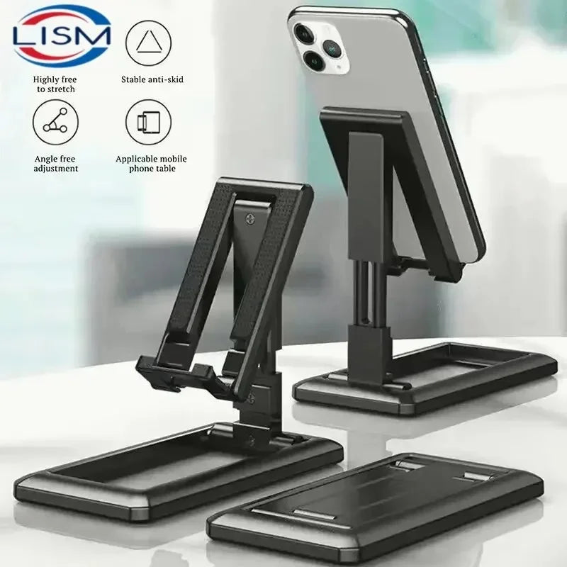 Adjustable Foldable Phone & Tablet Stand – Universal Desk Holder