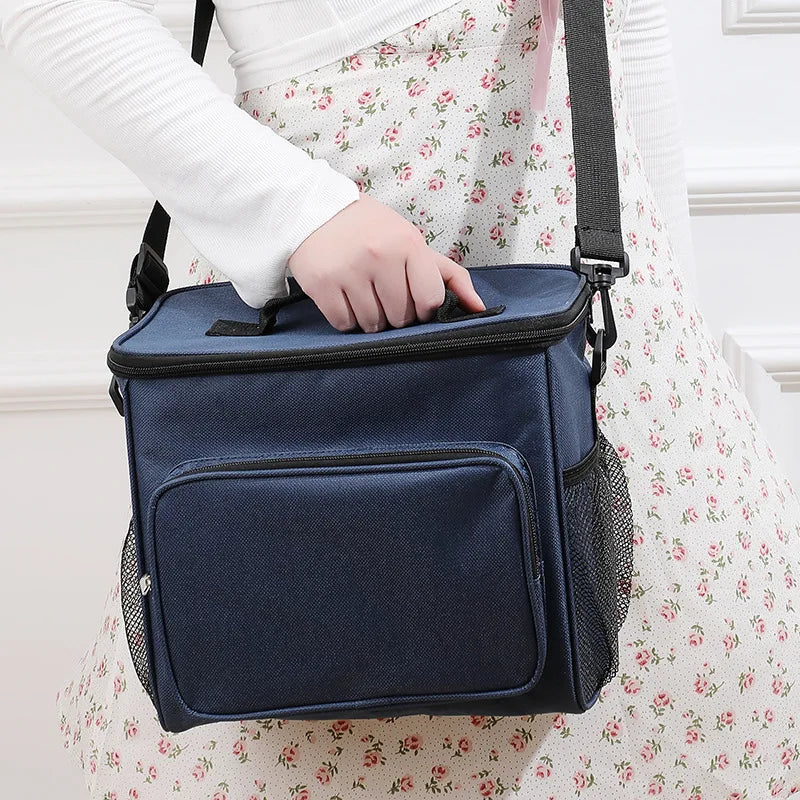 1PC Large capacity insulated box, hand-held crossbody, outdoor ice pack manufacturer, picnic bag, insulated bag Peaceful Pleasures Health and Wellness