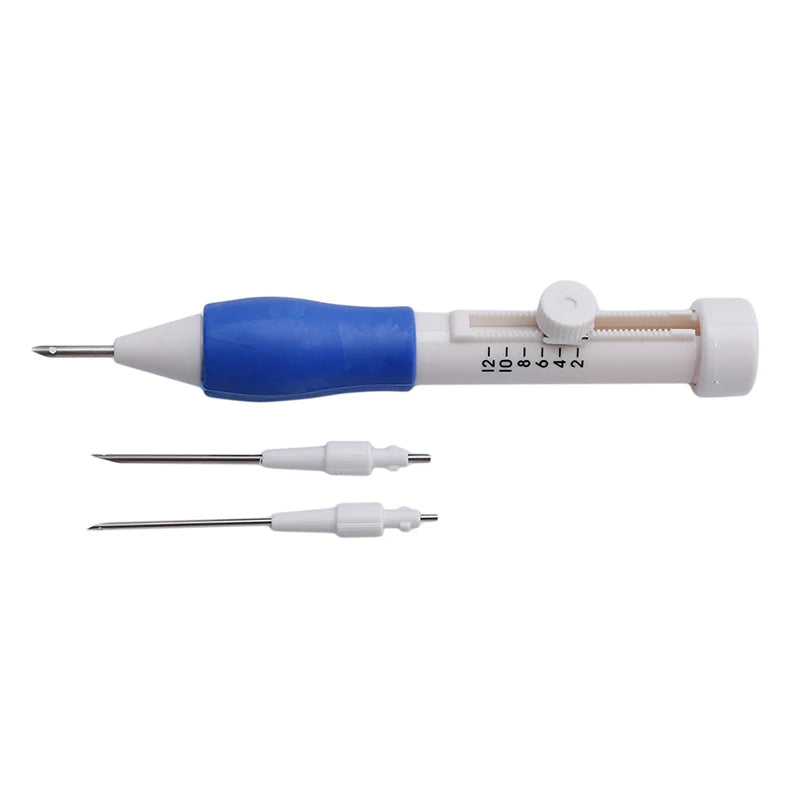 Punch Needle Embroidery Kit Adjustable Punch Needle Tool Set for DIY Craft Floss Stitching Rug Hooking Embroidery Hobby Supplies Peaceful Pleasures Health and Wellness