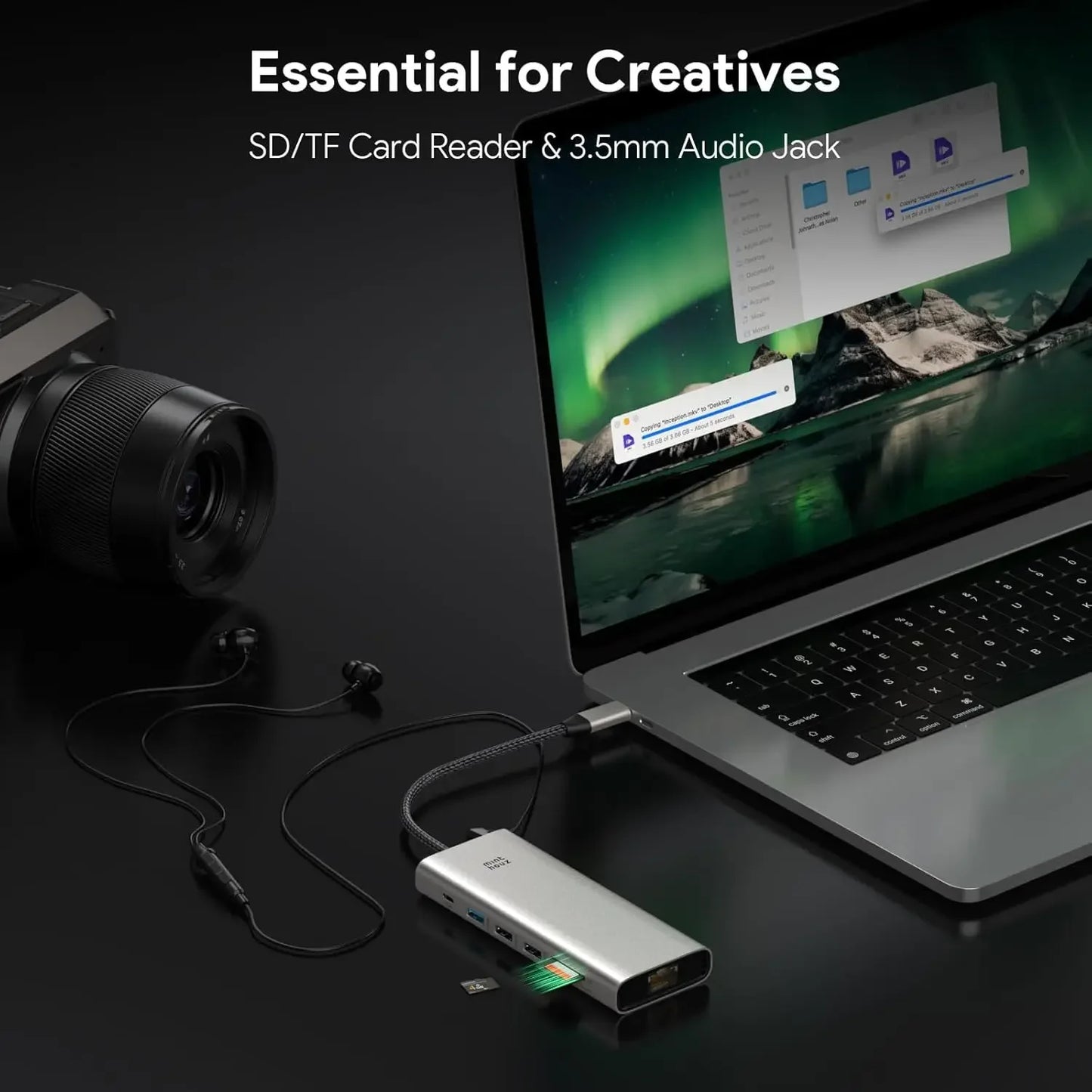 USB-C Docking Station – Dual 8K DP, 4K HDMI, 100W PD & Ethernet Computer Accessories Peaceful Pleasures Health and Wellness