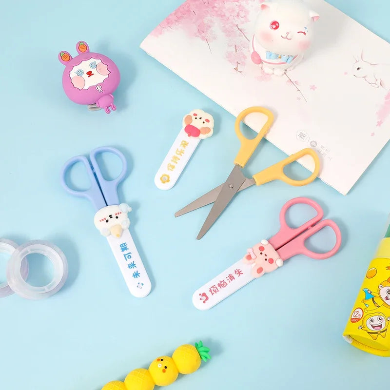 Kids Cartoon Craft Scissors Set – Paper Cutting & Scrapbooking