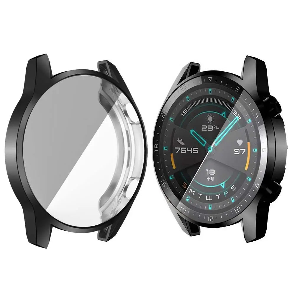 Accessories Clear TPU Case Watch Frame Cover For Huawei watch gt 2 Case Smart Watch Protector Full Protective Case Cover Peaceful Pleasures Health and Wellness