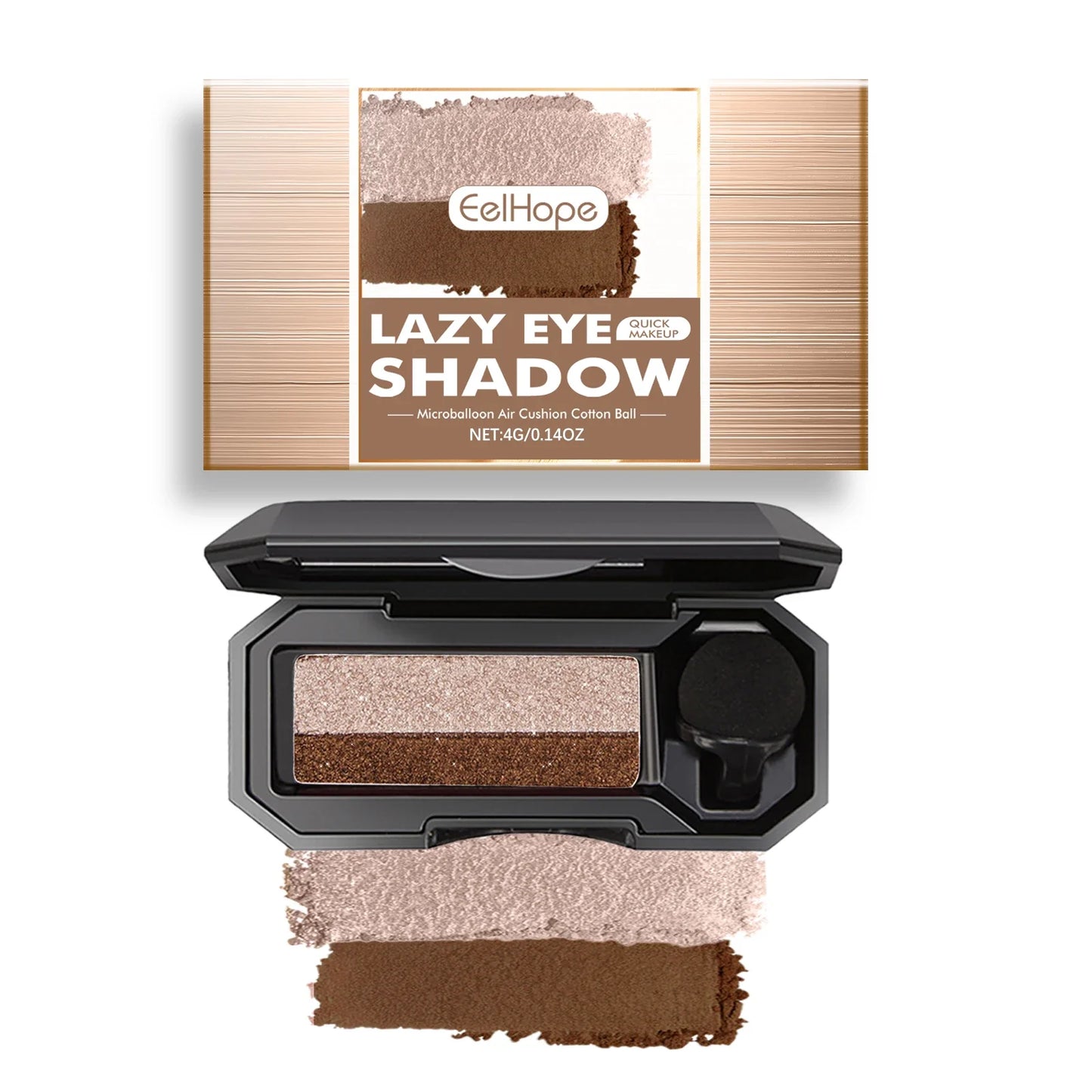 Eelhope Eye Shadow Palette & Waterproof Eyeliner Set – 8+ Colors