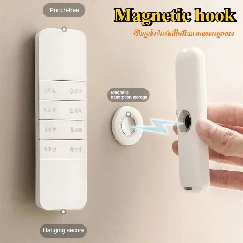 Magnetic Hooks & Storage Box for Fridge – Home Organizer