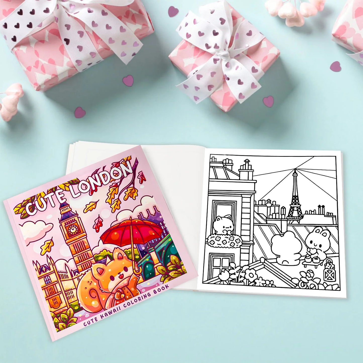 Adult Coloring Book Comfy Patterns Bold Easy Cartoon Drawing Perfect