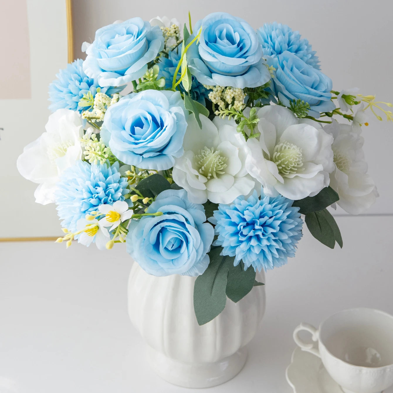 Artificial Silk Rose Bouquet | Wedding, Home & Party Decor