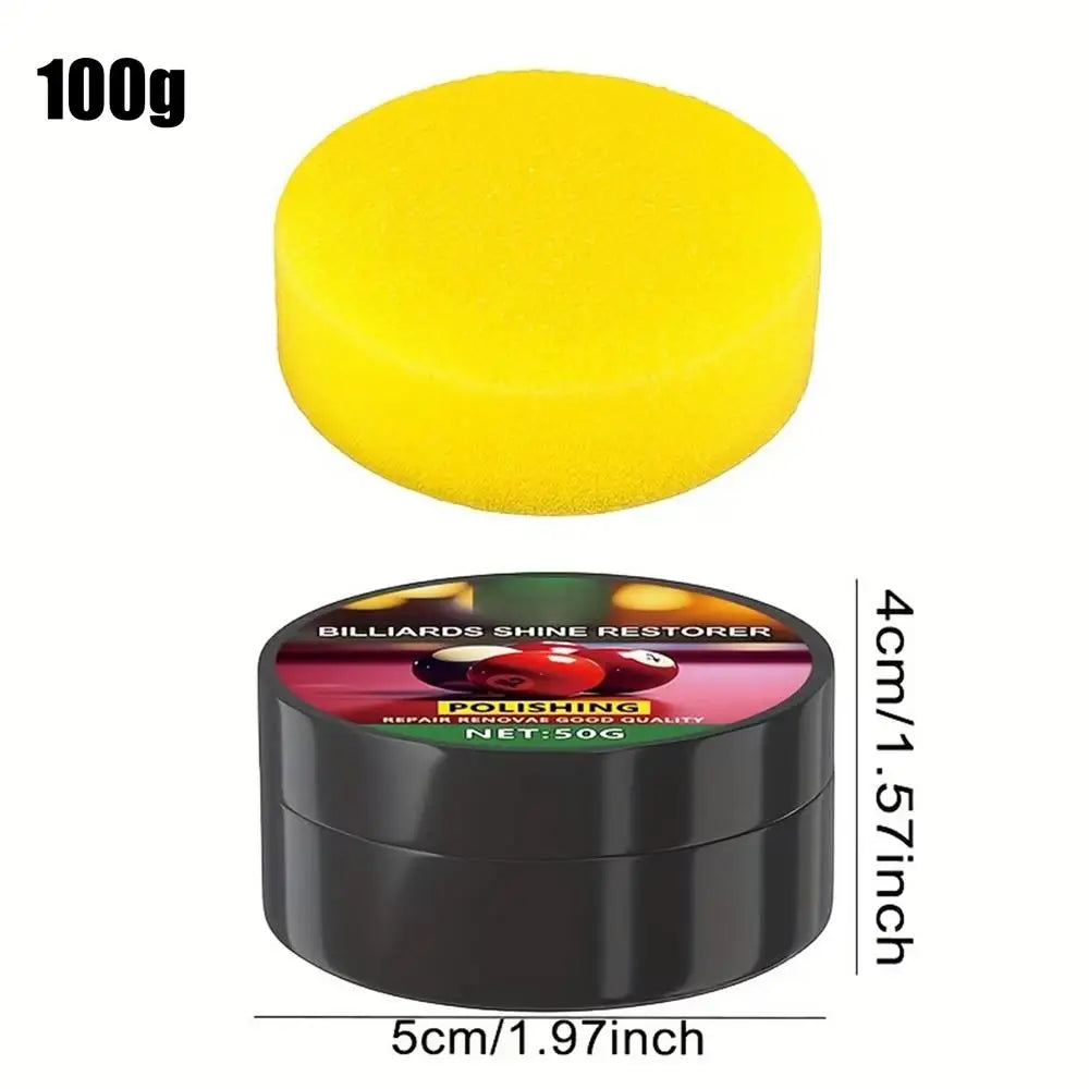 Billiard Cue & Ball Wax 100g – Polish, Clean & Protect Billiard Cue Wax Peaceful Pleasures Health and Wellness A