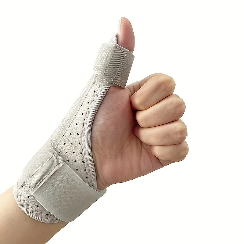 1pcs Adjustable Thumb & Wrist Support Brace with Aluminum Alloy Plate,Breathable for Wrist&Thumb Injury Recovery,fits Both Hands Peaceful Pleasures Health and Wellness