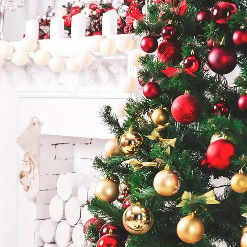 24-Pack Shatterproof Christmas Ball Ornaments | Multicolor Baubles