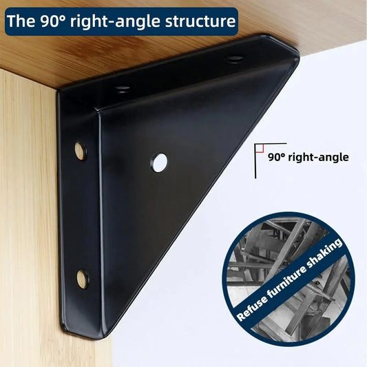 5-Pack 90° Steel Angle Brackets – L-Shape Corner Brace Set Corner Angle Bracket Oasis Select