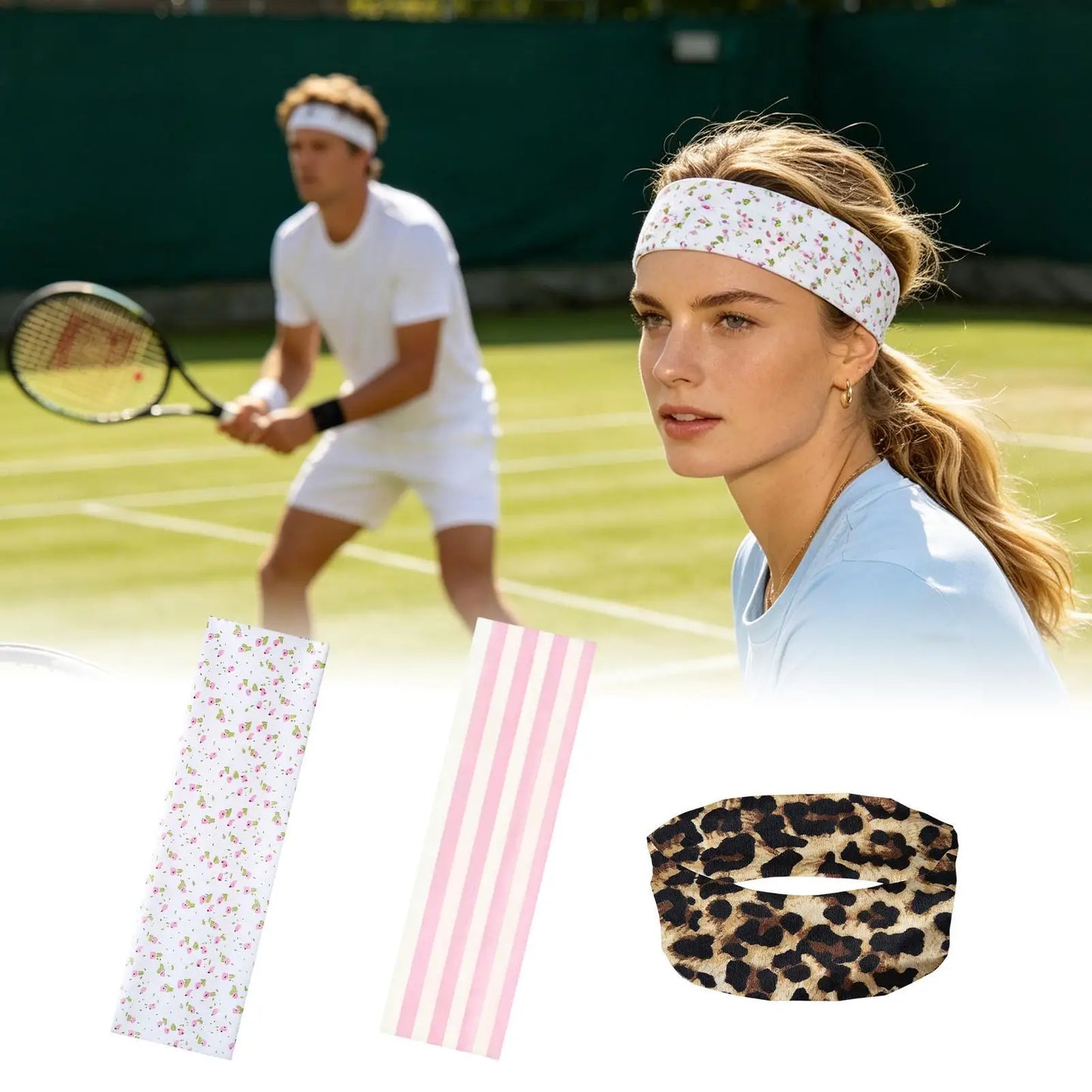 Non-Slip Stretchy Sport Headband for Running, Yoga & Gym