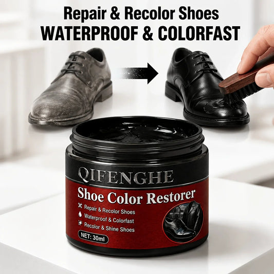 Black Leather Shoe Repair Cream – Dye Restorer & Polish Leather Shoe Polish Oasis Select