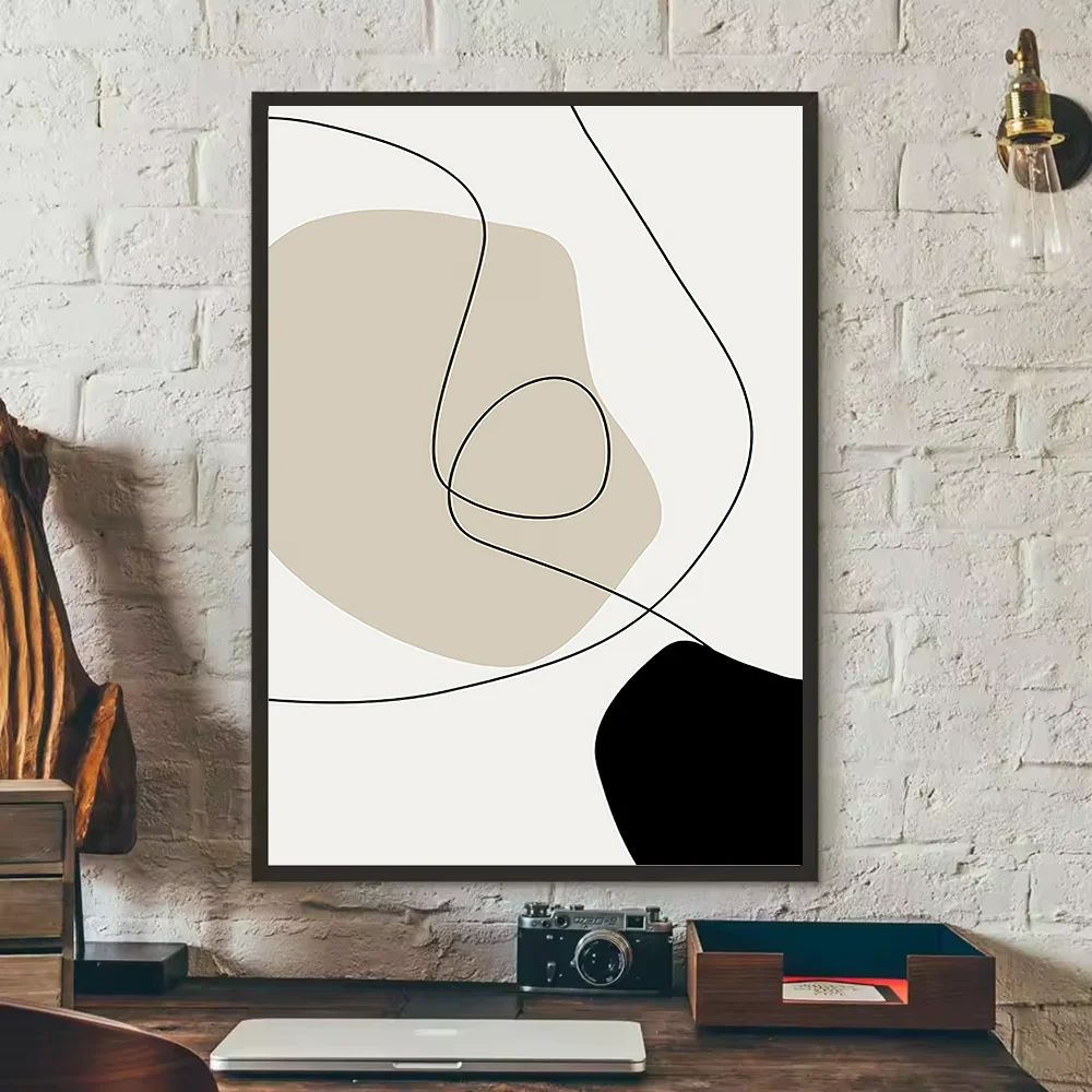 Abstract Bohemian Wall Art Poster | Waterproof PVC Home Decor Wall Art Poster Peaceful Pleasures Health and Wellness