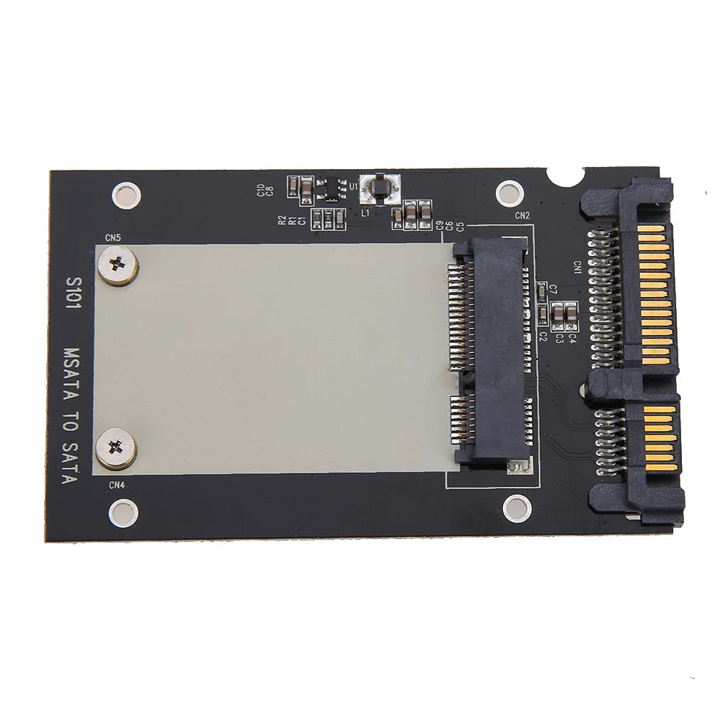 MSATA SSD to 2.5in SATA Convertor Adapter Card Computer Transition Card Peaceful Pleasures Health and Wellness
