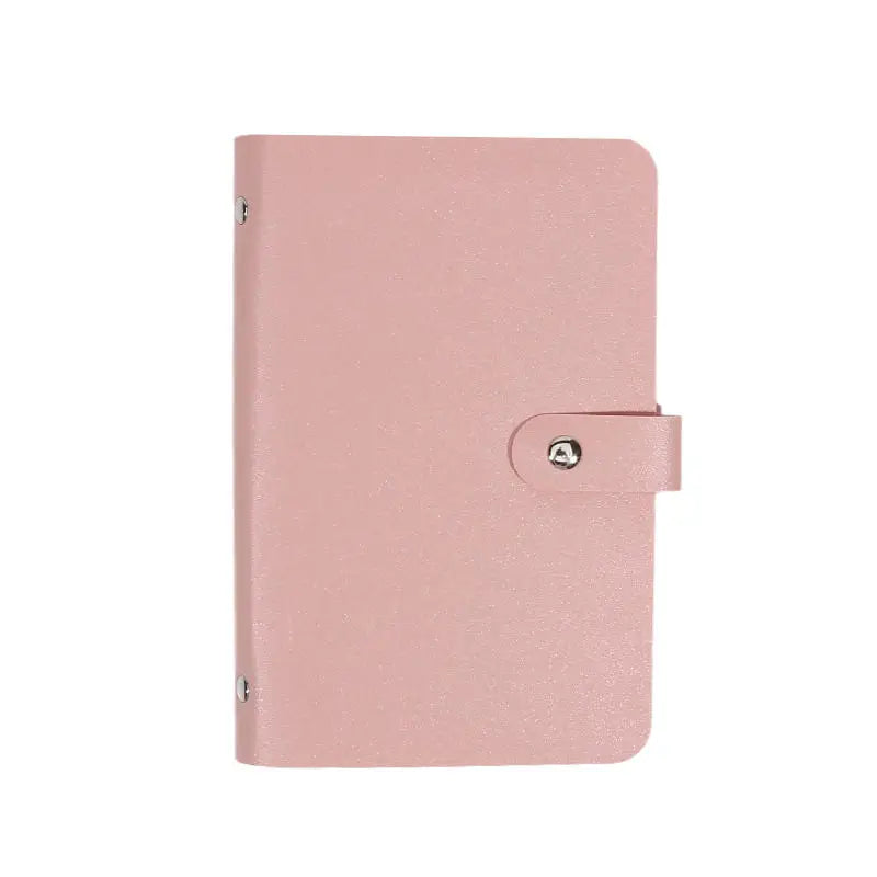 Savings Money Book Banknote Album Money Holder Solid Color Album Cash Collect Book Money Saving Organizer Photocard Holder Peaceful Pleasures Health and Wellness Pink